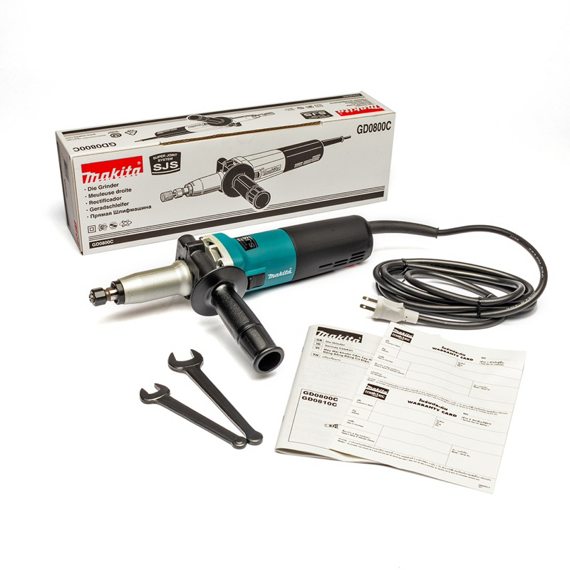 MAKITA เจียร์แกนไฟฟ้า(รอบเร็ว) GD0800C 8mm (1/4")