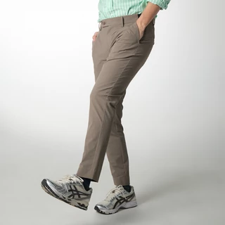era-won กางเกง รุ่น GOLF FABRIC (065 V.9) ทรงกระบอกเล็ก ขาเต่อ เอวยางยืด สี Brown