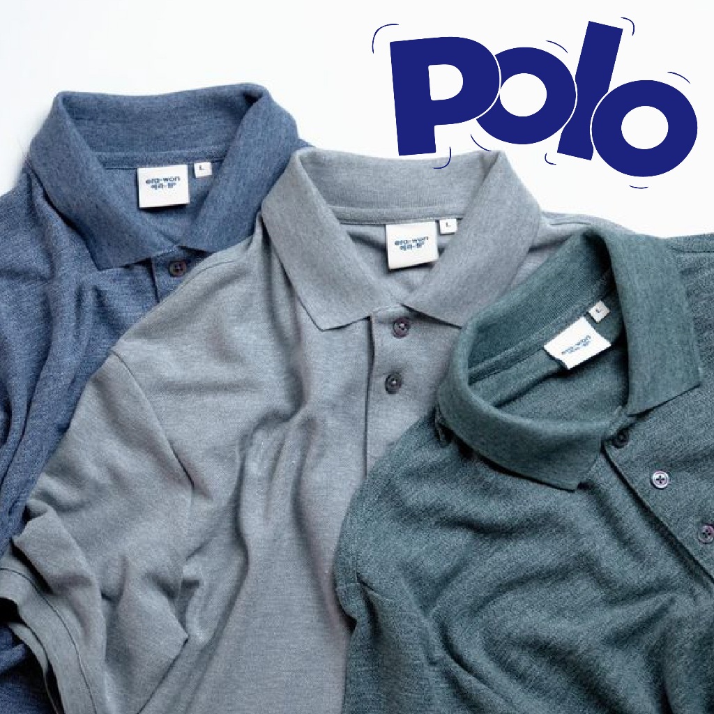 era-won เสื้อโปโล แขนสั้น ทรงสลิม Polo Alway Fresh Polo Golf แพค 3 ตัว 3 สี (เขียว กรม เทา)