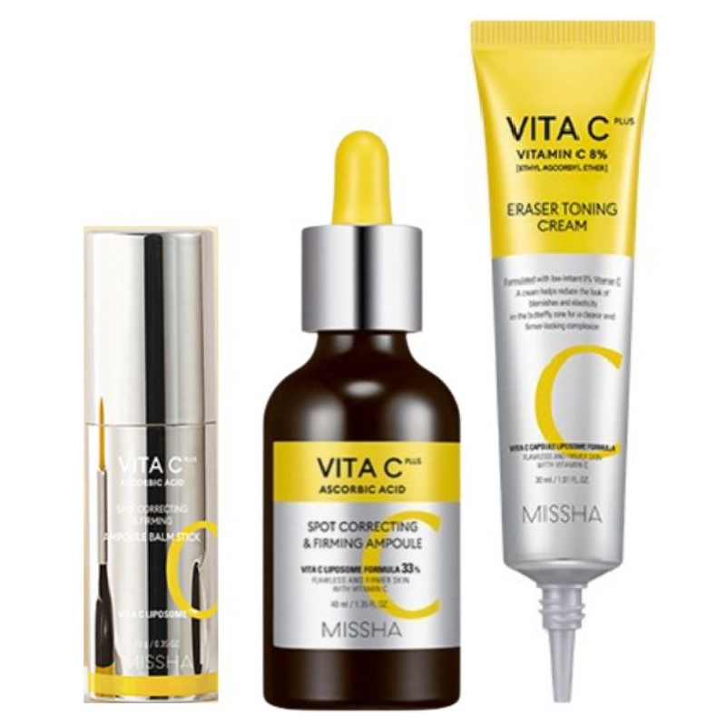 Missha Vita C Plus Spot Correcting & Firming Ampoule 40ml + 4 products