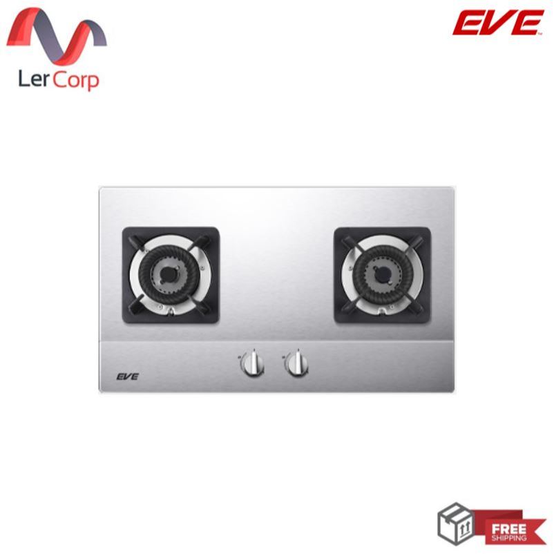 (Eve) เตาแก๊สสแตนเลส 2 หัว เตาแก๊สแบบฝัง รุ่น BLAZE 2S