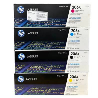 HP 206A W2110A Black , HP 206A W2111A C M Y ของแท้