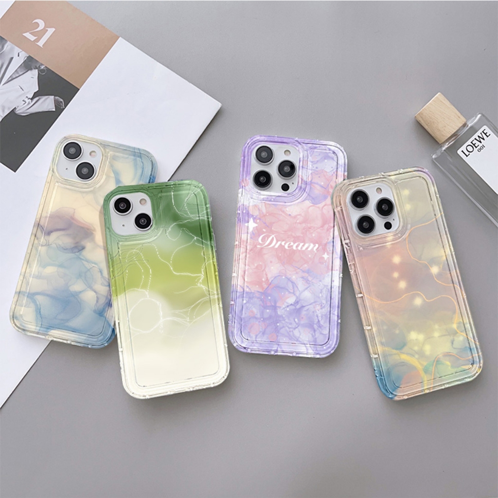 เคสไอโฟน11 13 14Plus 15 Pro max XR 12 14 16 Pro max 6 7 8 Plus เคสเกาหลี TPU for iPhone 16 เคสใส