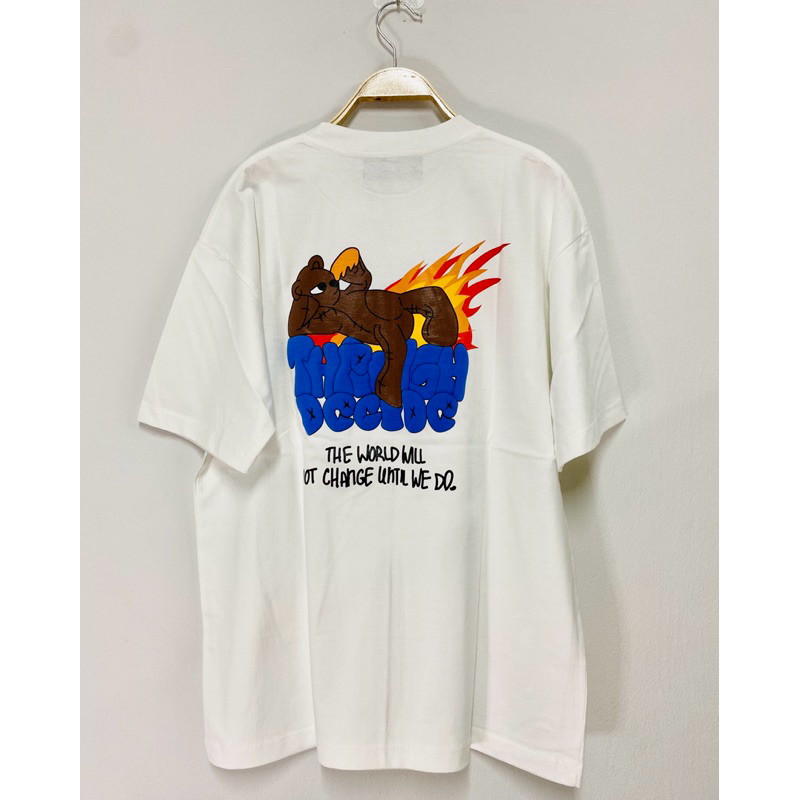 เสื้อยืด Over Size ป้าย Call me again สกรีนชัด