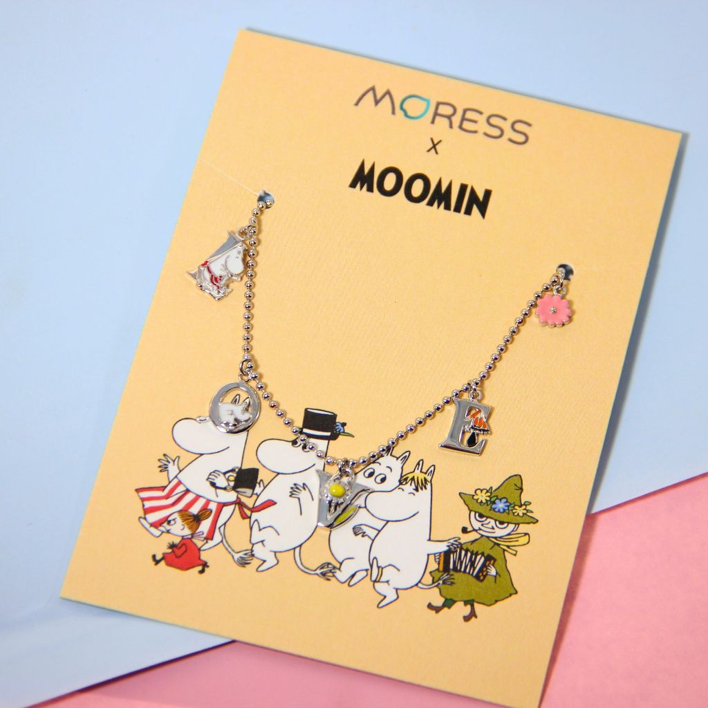 Moomin LOVE Gift สร้อบข้อมือ Moomin LOVE Gift ของขวัญมาในชอง gift set