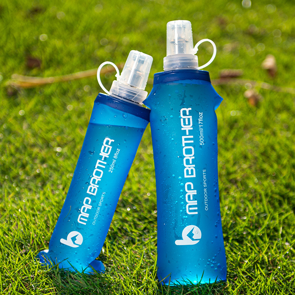 AONIJIE  ขวดน้ำแบบนิ่ม TPU พับเก็บได้ ขนาด 250ml, 500ml สำหรับวิ่ง Half, Full Marathon ของแท้ 100%