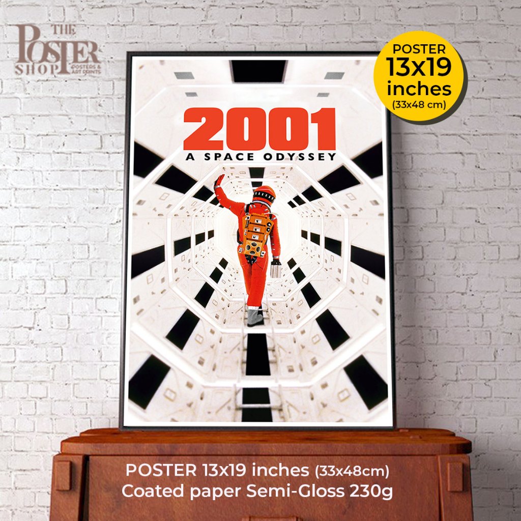 2001: A Space Odyssey (1968) Poster / A film by STANLEY KUBRICK'S  / 2001 จอมจักรวาล โปสเตอร์ขนาด 33