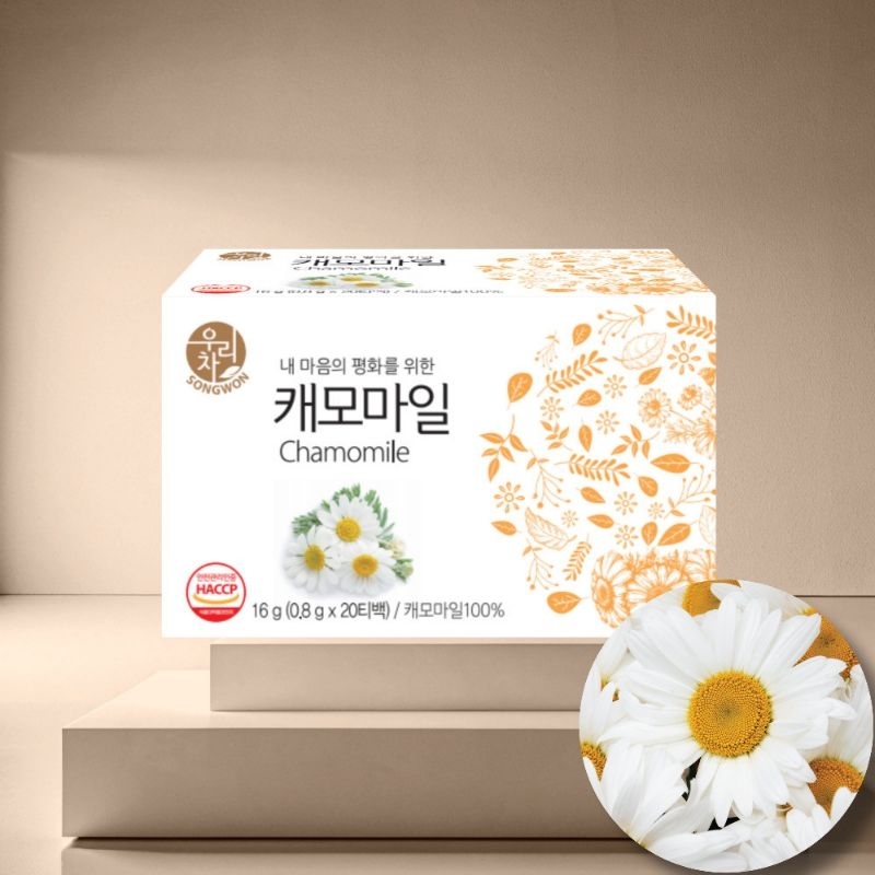 Songwon chamomile ชาดอก คาโมมายล์ ชาผ่อนคลายความเครียด