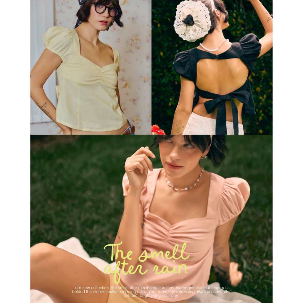 EVIE-Avery Puff Sleeved top