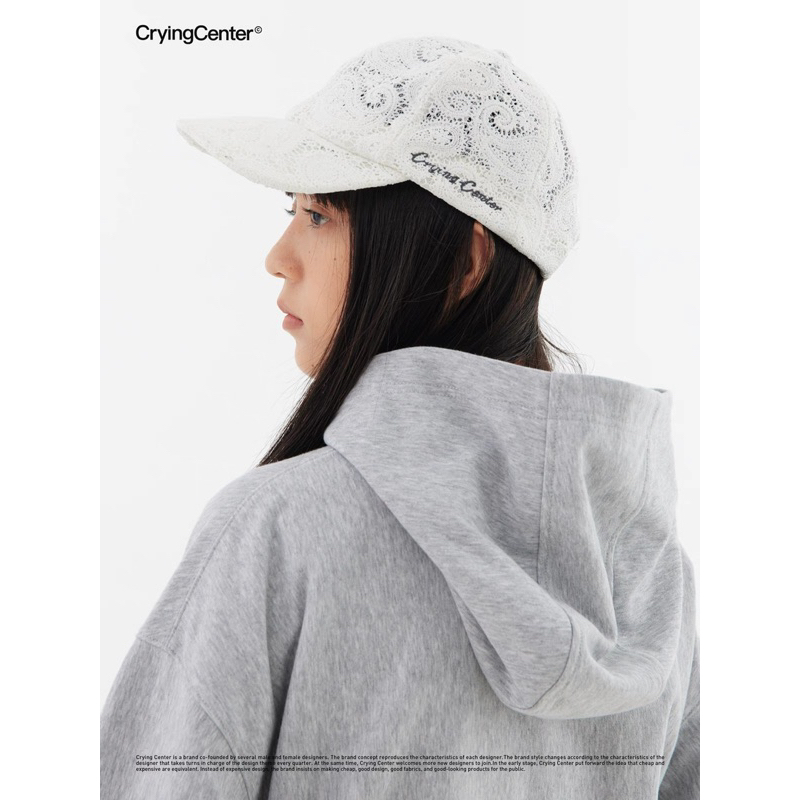 CryingCenter หมวกแก๊ปกันแดด/กันลายลูกไม้ UV Sunscreen Cap