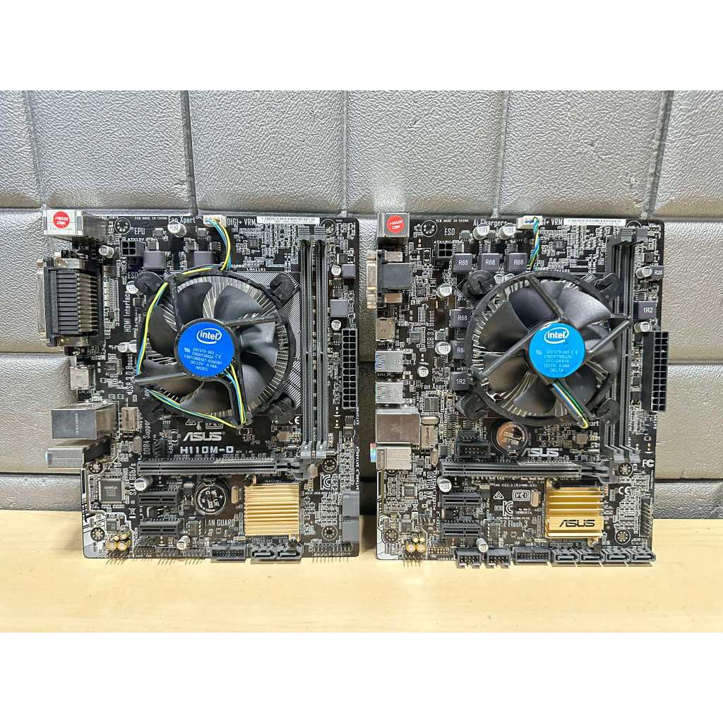ชุด i3-7100+เมนบอร์ด ASUS H110M 1151V1 มือ2 สภาพสวย