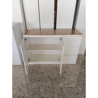 เค้าเตอร์พับนอก2ประตู3ลิ้นชัก 35x120x80cm