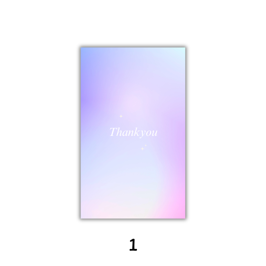 [1แพ็ค/10แผ่น] กระดาษรองสินค้า การ์ดขอบคุณลูกค้า thankyou