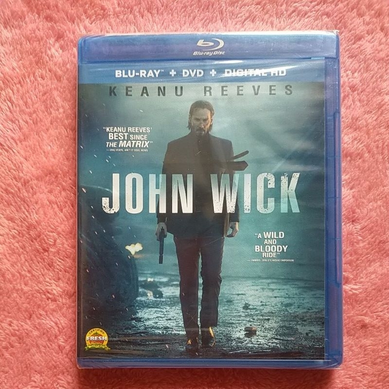 Bluray John Wick (ไม่มีเสียงไทย ไม่มีซับไทย) (แผ่นนำเข้า) (แผ่นแท้100%)