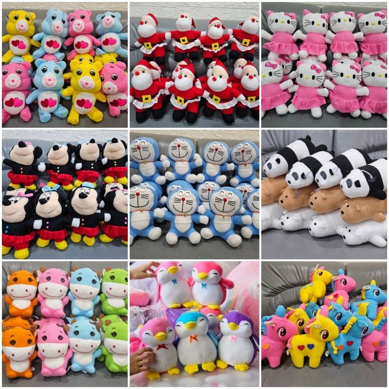 🧸ตุ๊กตาตัวเล็กยกโหล แจกปีใหม่ วันเด็ก❤️ 1แพ็ค 12ตัว สุดคุ้ม/ซื้อไปขาย/ใช้แจก✅️ ขนาด 7-8 นิ้ว📌ยกโหลงานน่ารักเด็กๆชอบ