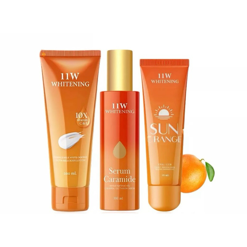 ครีมน้ำตบของแท้ 11W WHITENING BODY LOTION  น้ำตบบำรุงผิว บำรุงผิว ขาวกระจ่างใส โลชั่นผิวขาว ลดรอยแตก