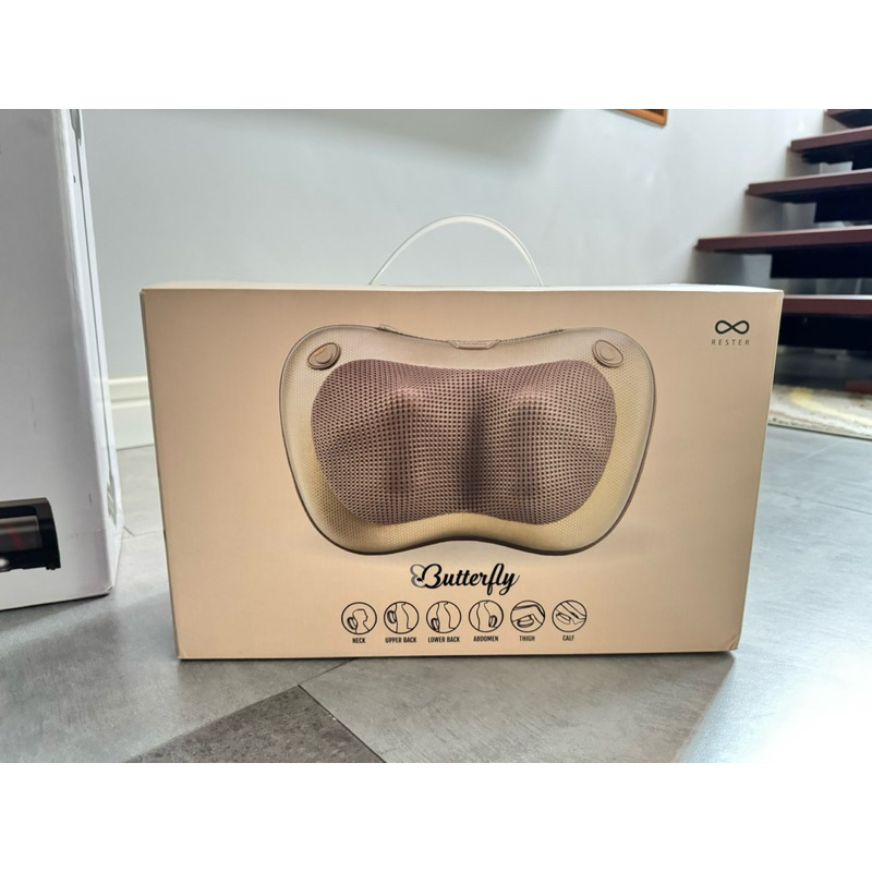 หมอนนวดไฟฟ้า Rester รุ่น Butterfly E-282 สีแชมเปญ