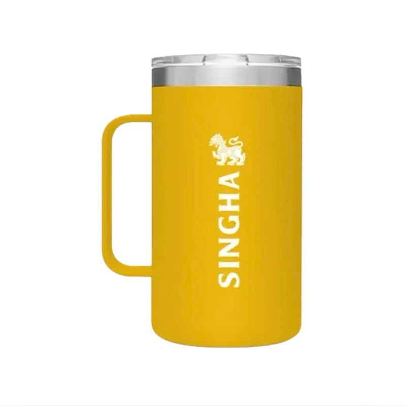 แก้ว Singha Camping Cooler ของแท้ 100% (แถมถุงผ้า)