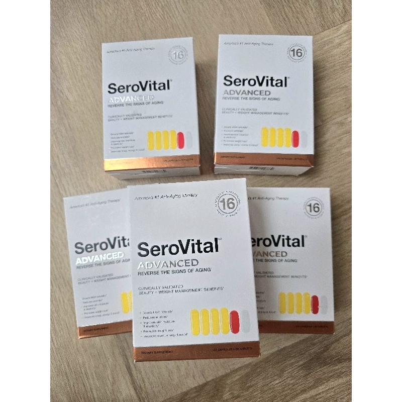 พร้อมส่ง - ราคาต่อ 1 กล่อง SeroVital Advanced Reverse The Signs Of Aging 120 caps Plus 60