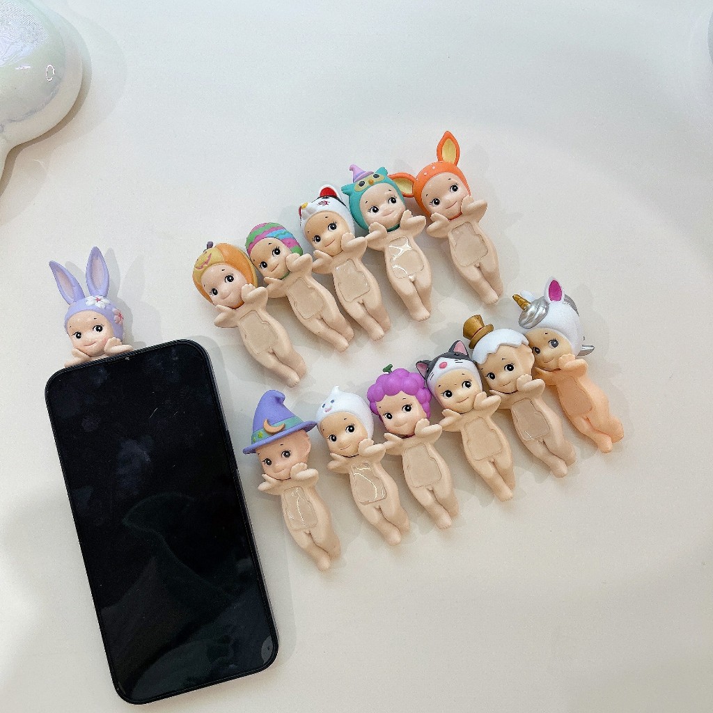 ใหม่ ฮาโลวีน1จุ่ม กล่องพาสเทล การ์ตูนเกาะติดได้ทุกแบบสี การ์ตูนเกาะติดโทรศัพท์