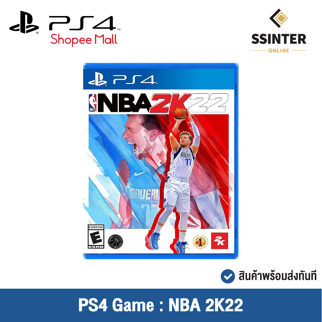 PS4 Game : NBA 2K22 - แผ่นเกมส์ NBA 2K22 (แถมถุงกระดาษลาย NBA2K22 พร้อมโค้ดของแถมในเกม *จำนวนจำกัด) 