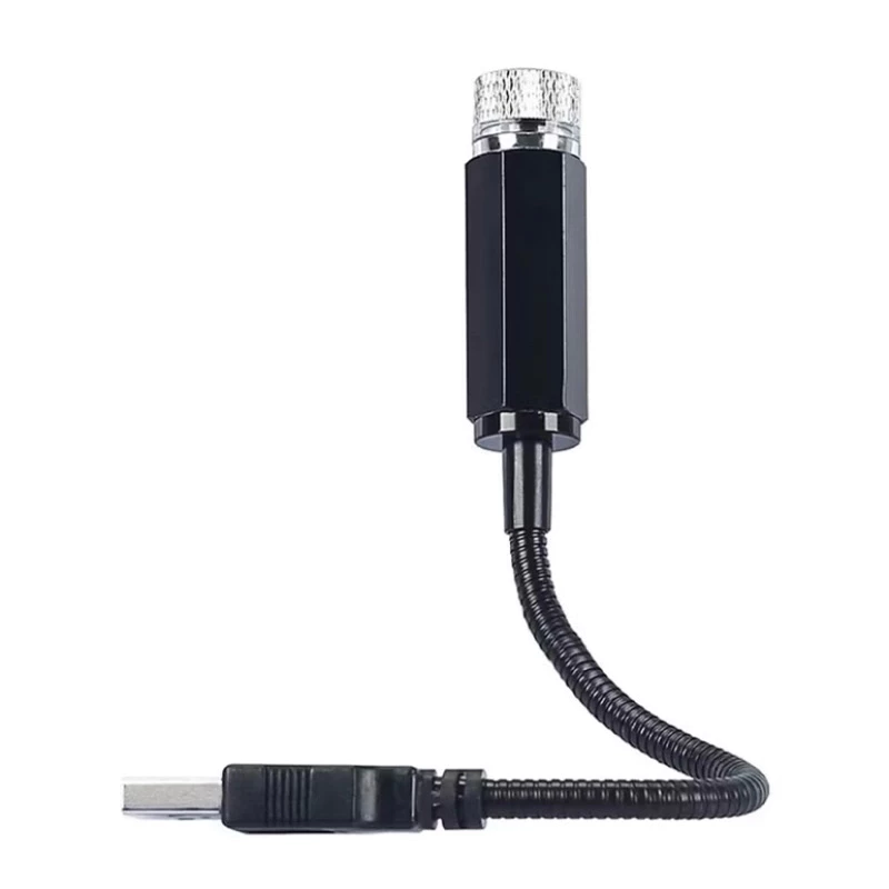 โปรเจคเตอร์ น้ําหนักเบาสําหรับติดรถยนต์ Usb สําหรับติดรถยนต์  พอร์ต USB โคมไฟโปรเจคเตอร์สีแดง โคมไฟ Led thumbnail 6