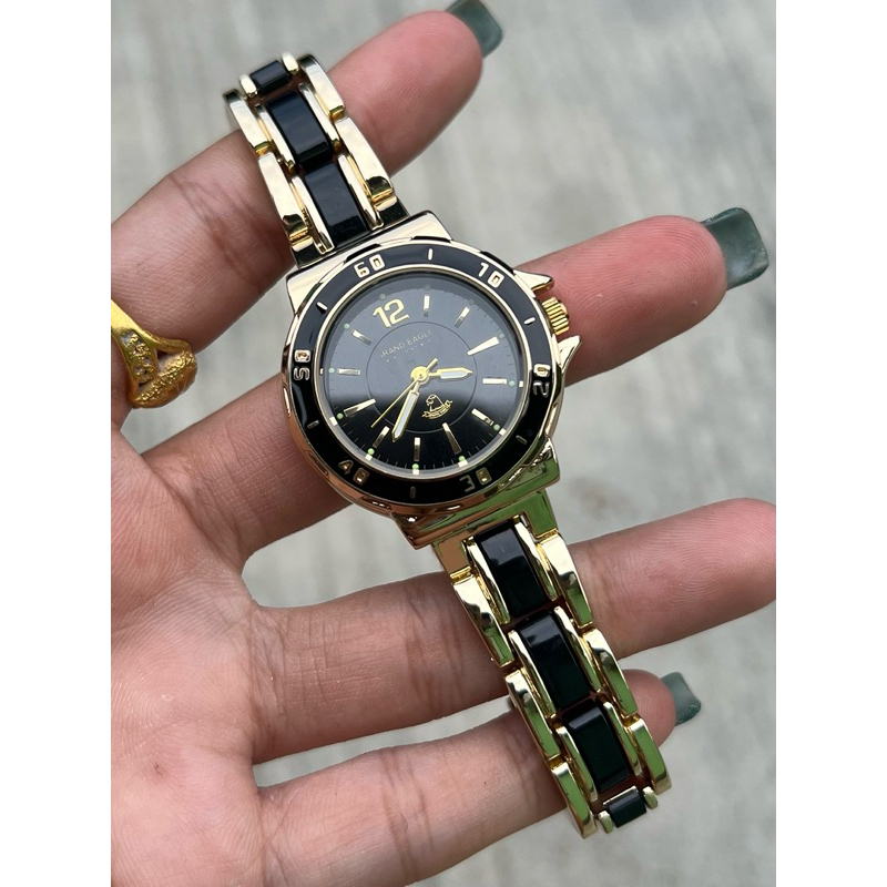 นาฬิกาข้อมือผู้หญิง GRAND EAGLE ของแท้100% มีบริการตัดสายนาฬิกา