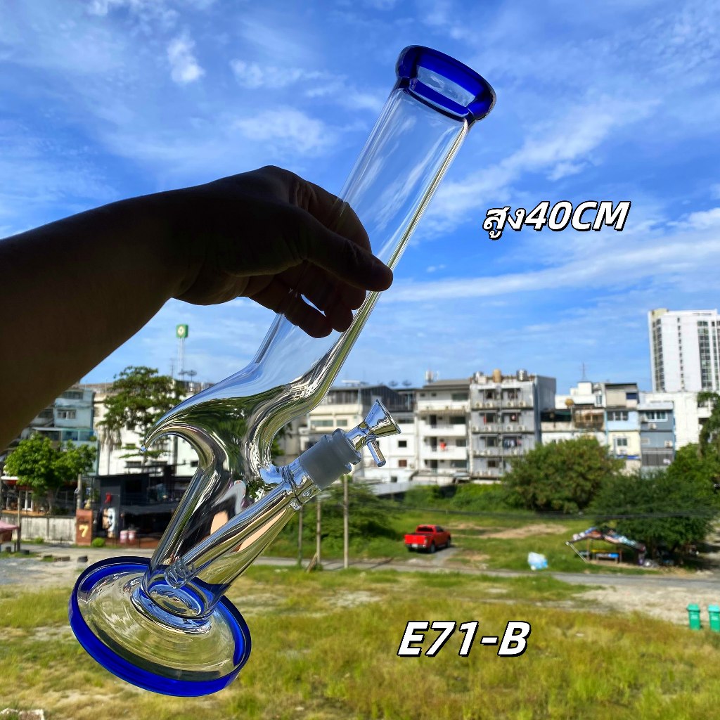 บ้องแก้ว 40CM50CM บ้องแก้วใหญ่ หลอดแก้ว หนา5-7มิล บ้อง ขนาดใหญ่ หลอดวิทยาศาสตร์ Glass Bong อุปกรณ์คร