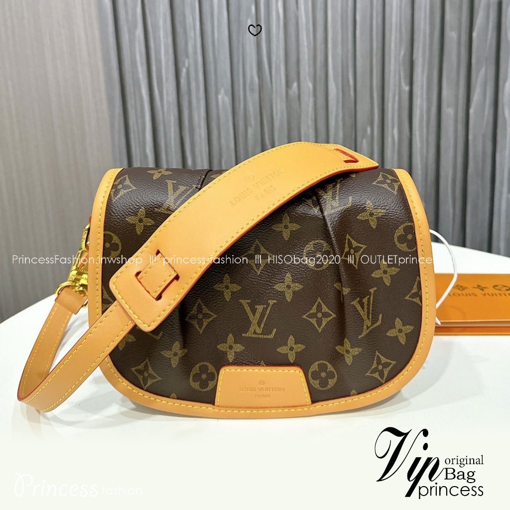 Menilmontant Monogram Canvas Bag กระเป๋าสะพายวินเทจ พิมพ์ลายโมโนแกรมสุดหรู คลาสสิคงานดีมาก