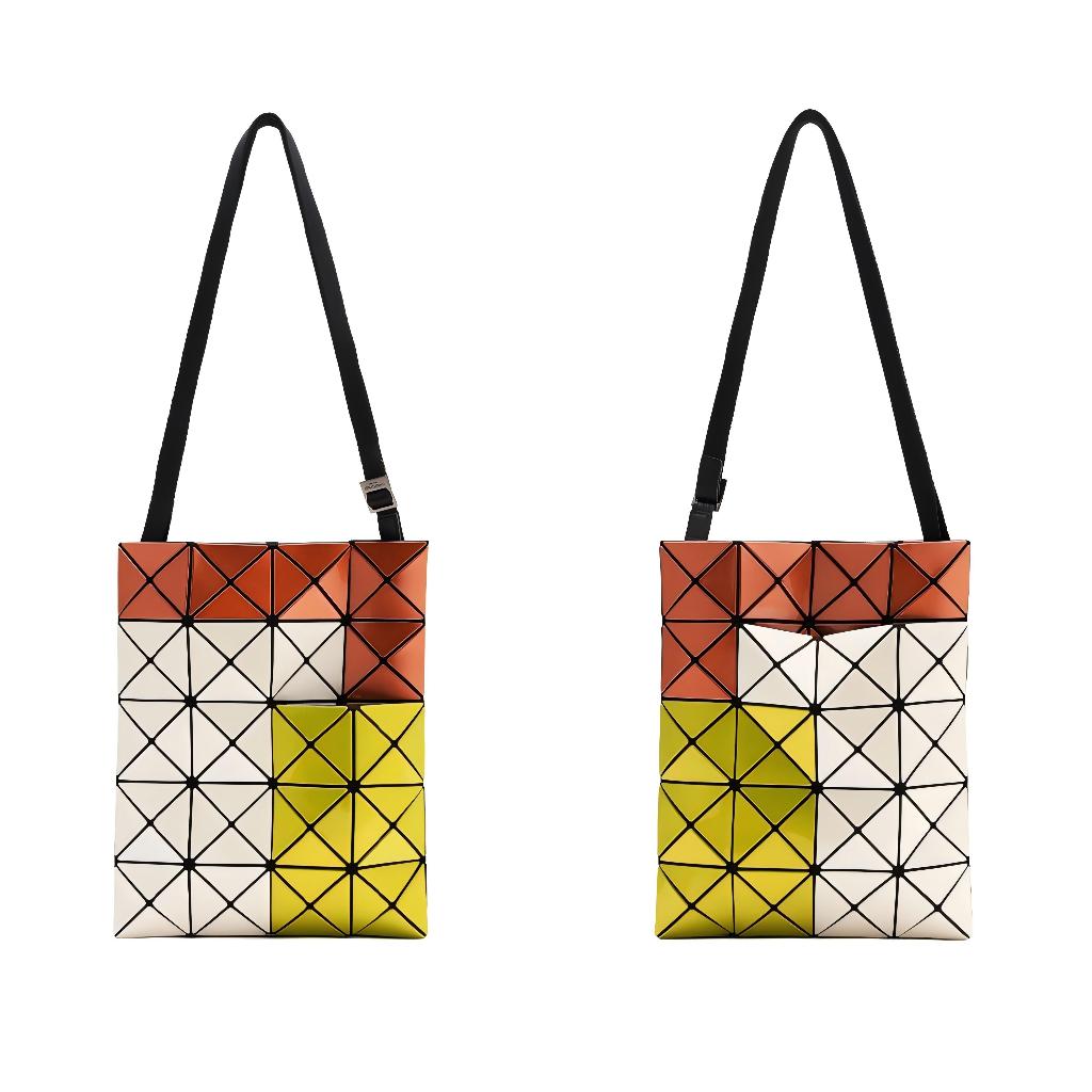 [Japan]2024 ฤดูกาลใหม่ BAOBAO Issey Miyake ซีรีส์ 6x6 ของแท้ 100% กระเป๋าสะพายเดี่ยว