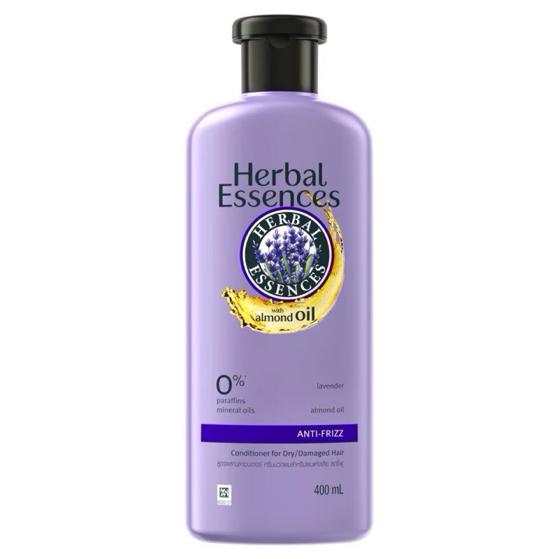 [ข้อเสนอดีที่สุด, ของแท้100%] HERBAL ESSENCES Lavender Anti-Frizz Conditioner เฮอร์บัล เอสเซนส์ คอนดิชันเนอร์ 400ml.