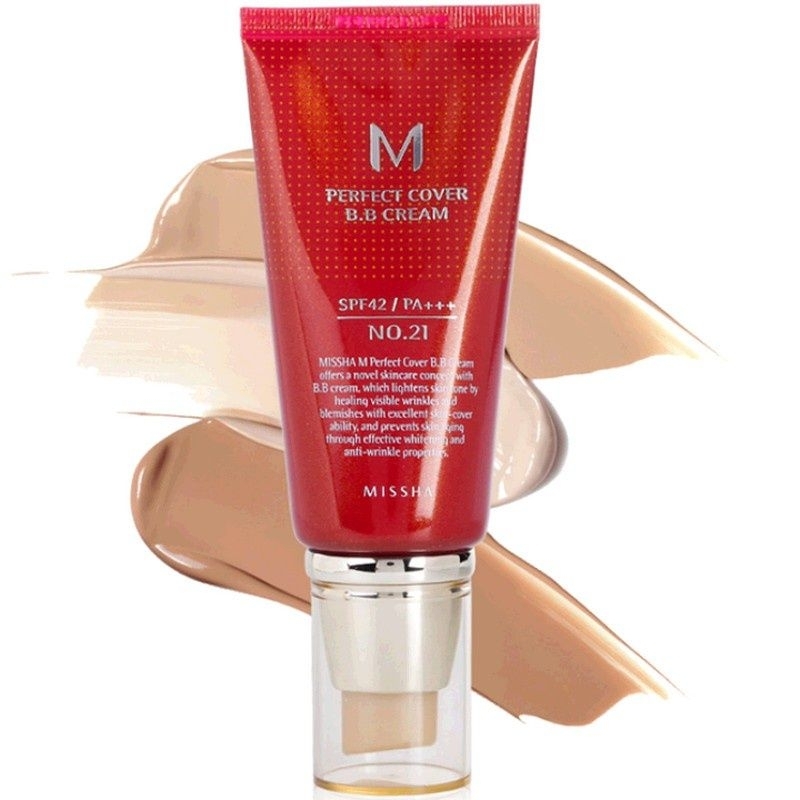 ของแท้ 100% ค่ะ Missha M Perfect Cover BB Cream SPF42 PA+++ 50m. ที่สุดของการปกปิด ช่วยให้ผิวเรียบเนียน เปล่งปลั่ง
