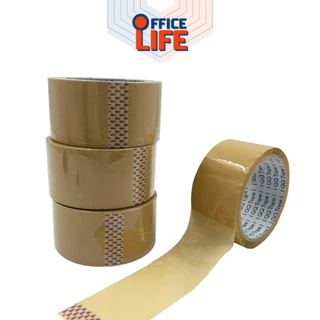 QQ Tape (คิวคิว) OPP เทปไร้เสียง เทปใส ขนาด 2 นิ้ว x 45 / 100 หลา 45 ไมครอน ( 1 ม้วน )
