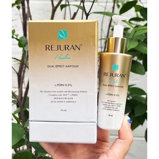 #พร้อมส่ง Exp22/3/28 #รีจูรัน สีทอง ผิวฉ่ำวาว เน้นต่อต้านริ้วรอย #Rejuran Healer DUAL Effect Ampoule 30ml / Cream 50ml
