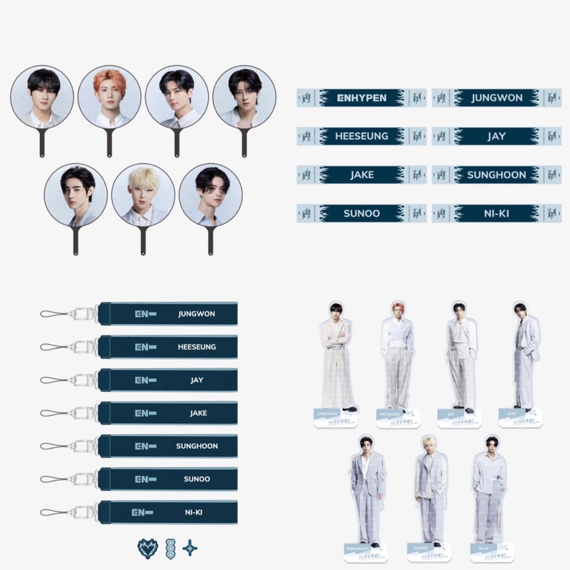 ꒰ x sold out x ꒱ ENHYPEN : WALK THE LINE - Image Picket / Acrylic / Towel / Strap
