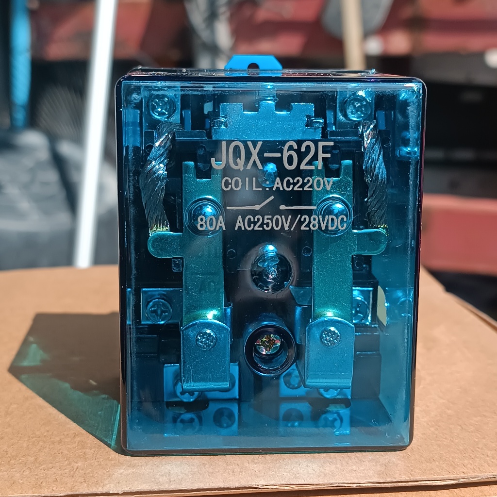 รีเลย์ NO/NC  AC 220V 2ขา 80A รุ่น JQX-62F-2Z-80A