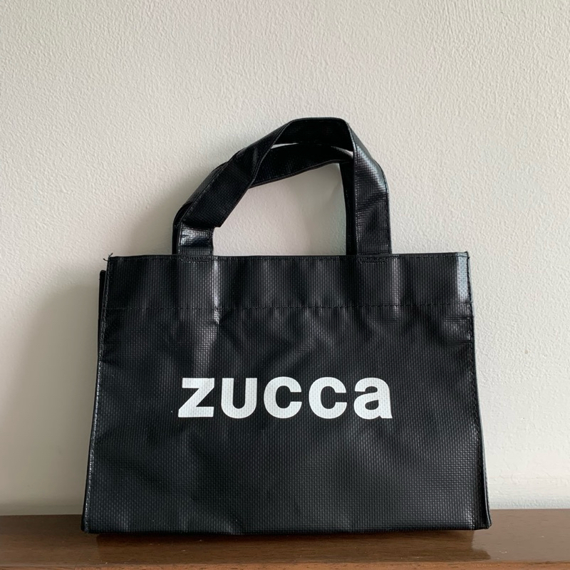 (new) กระเป๋าถือ สีดำ ZUCCA แบรนด์แท้
