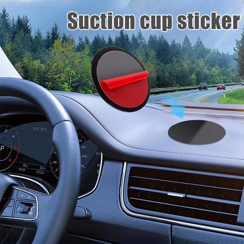 80MM.แผ่นติดแดชบอร์ดรถยนต์ แบบถ้วยดูด สําหรับวางโทรศัพท์