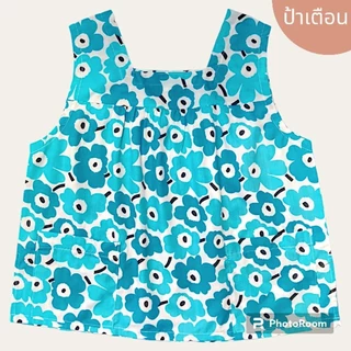 PKC ป้าเตือน เสื้อคอกระเช้าลายดอก​ ต้นตำรับ ผ้าคอตตอน เสื้อป้าเตือน​ ตัดเย็บประณีต ตะเข็บแข็งแรง รับประกันคุณภาพทุกตัว