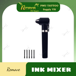 เครื่องปั่นหมึกสักอัตโนมัติ + 5 แท่งผสม เครื่องคนสี เครื่องปั่นสี - Ink Mixer machine