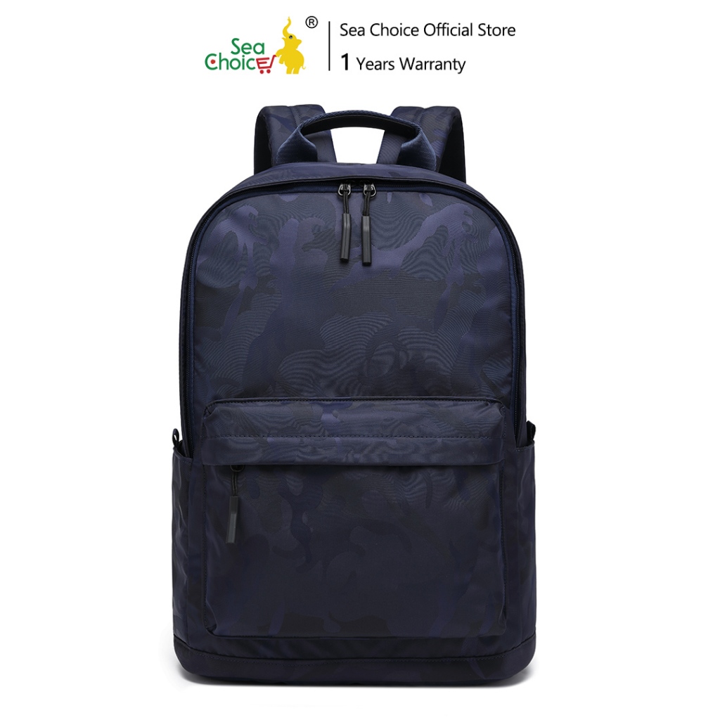SeaChoice กระเป๋าเป้ผู้ชาย กระเป๋าเป้สะพายหลังเดินทางสบาย น้ำหนักเบาพร้อมพอร์ตการชาร์จ USB กระเป๋าเป้สะพายหลังแล็ปท็อป