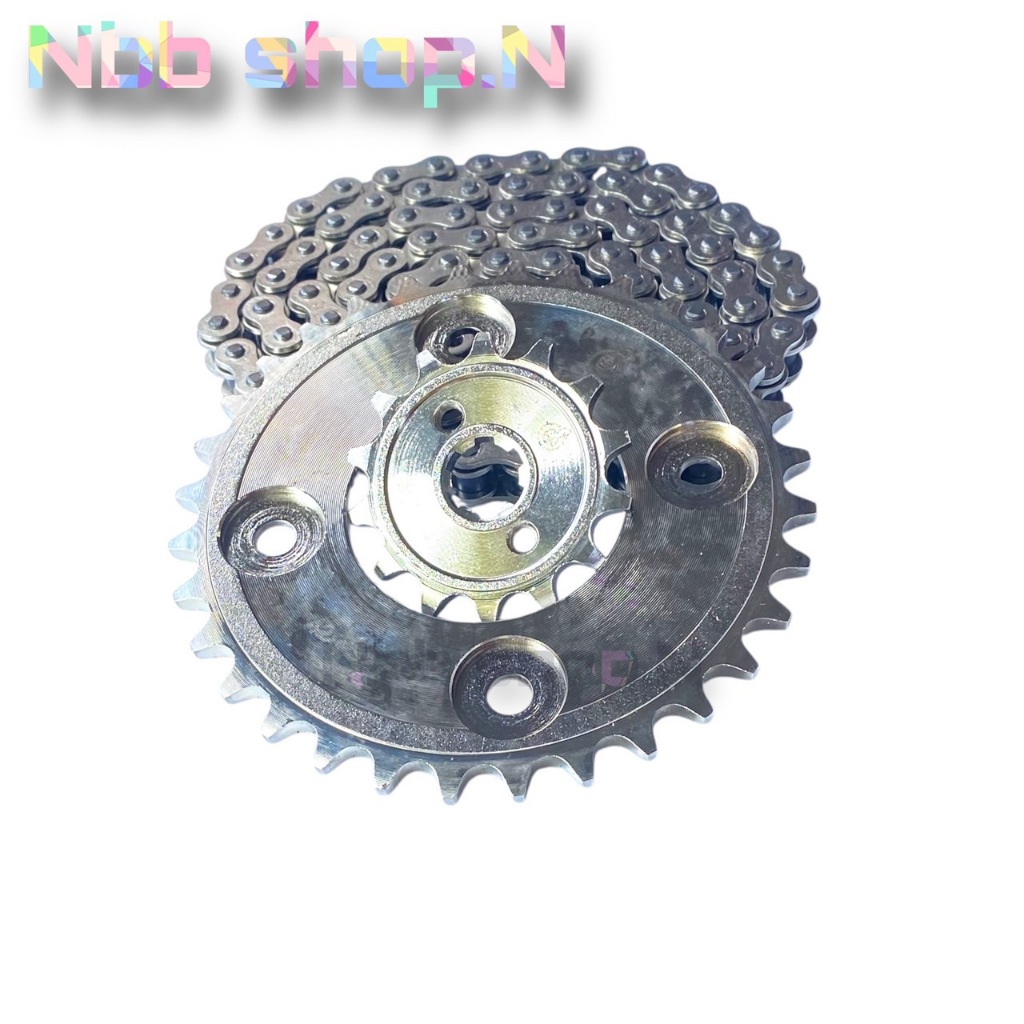 สเตอร์เลส หน้า-หลัง ชุดโซ่สเตอร์ พร้อมโซ่ เวฟ 420-14T-32T-104T