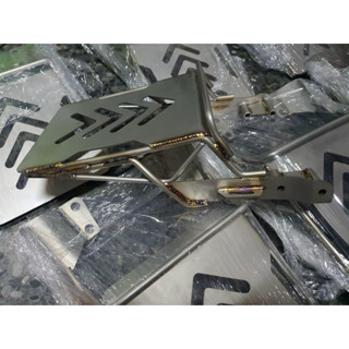 ตะแกรงท้าย..งานสแตนเลส..แร็คท้ายเวฟ รุ่นw125R..S..i..บังลม 1…