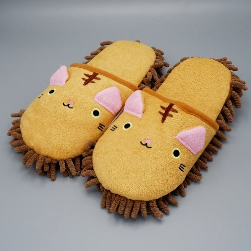 (เหลือรุ่นหุ้มข้อ) รองเท้าถูพื้น ไมโครไฟเบอร์ รองเท้าslipper*ส่งคละลาย*