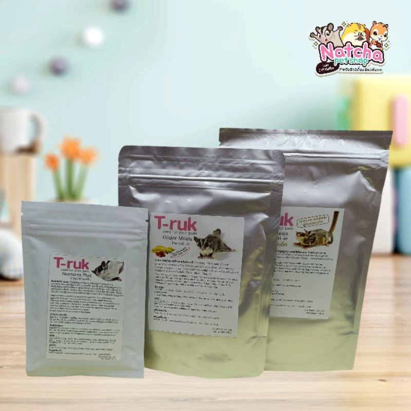 T-ruk นมที่ลัค อาหารชงสำหรับชูก้าร์ไกลเดอร์ กระรอก สัตว์ฟันเเทะ