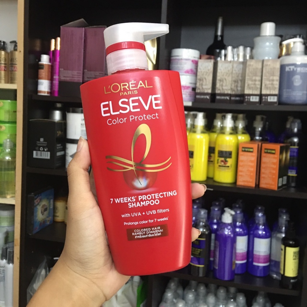 L'OREAL PARIS ELSEVE Color Protect Shampoo ลอรีอัล ปารีส เอลแซฟ คัลเลอร์ โปรเท็ค แชมพู