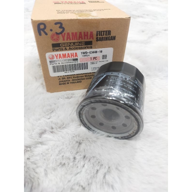 ไส้กรองน้ำมันเครื่อง Yamaha R1/R3/R6/MT-10/MT-07/MT-09 (1WD-E3440-10) แท้ศูนย์