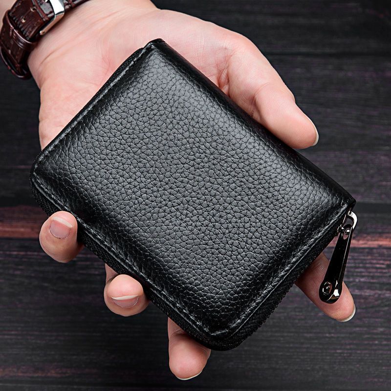 กระเป๋าสตางค์ กระเป๋าใส่บัตรเครดิต card holders กระเป๋า หนัง ขนาดเล็ก 20 ช่อง สําหรับใส่บัตรเครดิต นามบัตร RFID