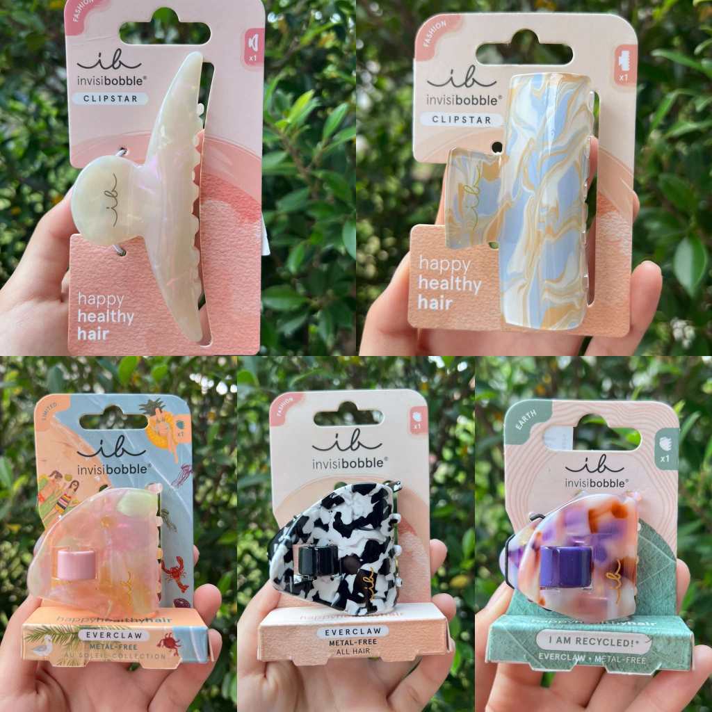 กิ้บหนีบผม invisibobble สามารถเก็บผมได้แน่น ไม่หลุดง่าย สีสวย มีความเรียบง่าย แต่ให้ความหรูหรามากค่ะ