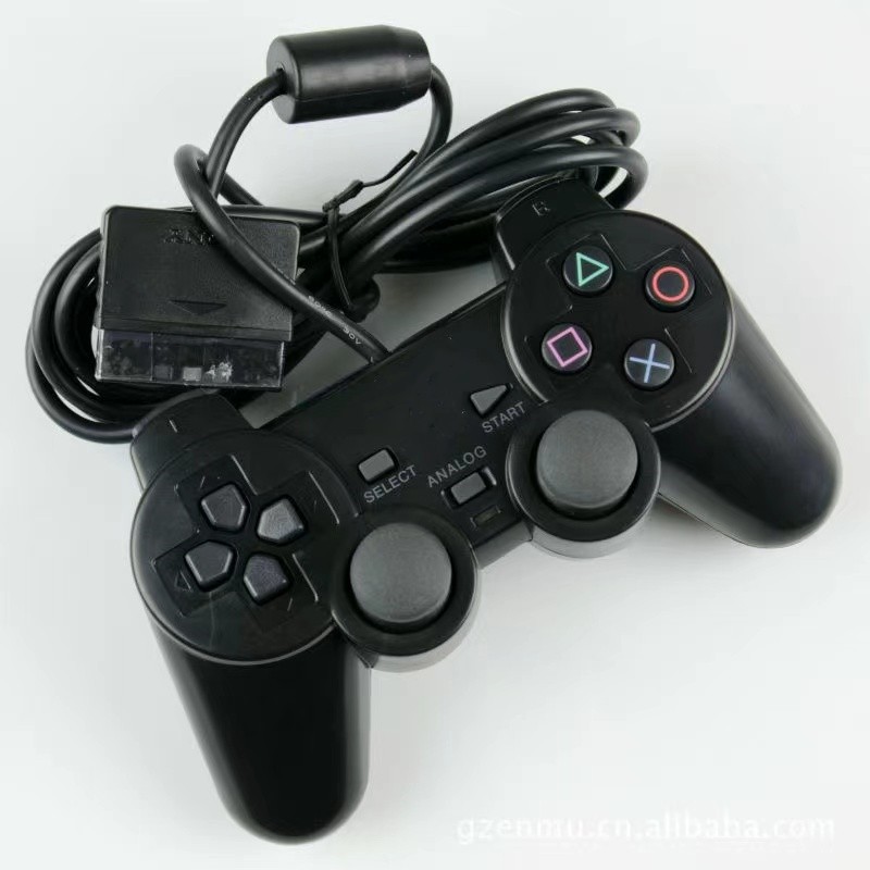 [ส่งไทย] จอยสติ๊ก PS2 จอยสติ๊กควบคุมเกม PlayStation 2 จอยสติ๊กเกมเหมาะสำหรับคอนโทรลเลอร์เกม PlayStation 2